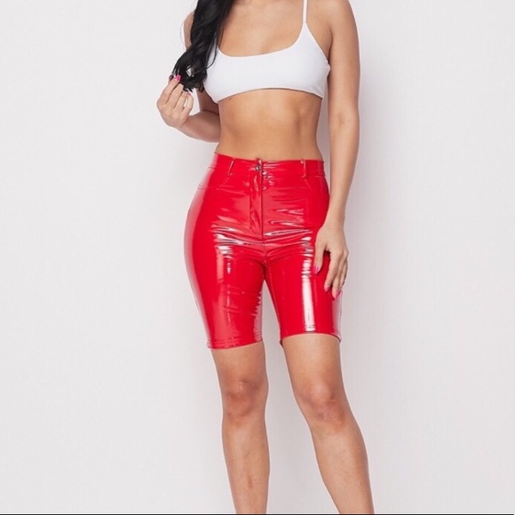 Pants - 🍒 SOLDℂ𝕙𝕖𝕣𝕣𝕪 ℝ𝕚𝕔𝕙 𝕍𝕚𝕟𝕪𝕝 𝕊𝕙𝕠𝕣𝕥𝕤